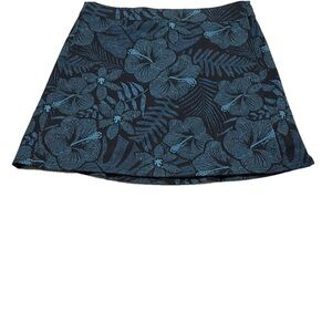 Rip Skirt Hawaii Maui Moonlight Wrap Skirt, Size M, Blue & Black